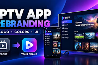 professionally rebrand and customize your iptv app