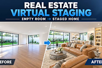 do real estate virtual staging and home digital staging services in sketchup