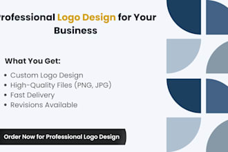 design a modern professional logo for your business using canva
