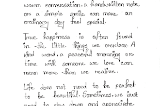 create elegant handwritten notes