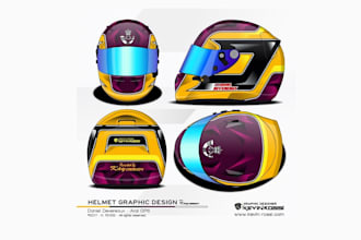 design high quality helmet logo with unlimited revision