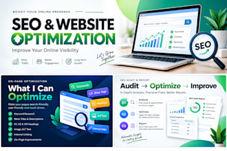 seo, social media marketing and website optimization