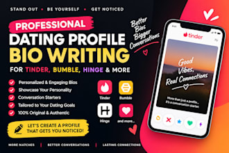 write a catchy tinder dating bio that gets more matches