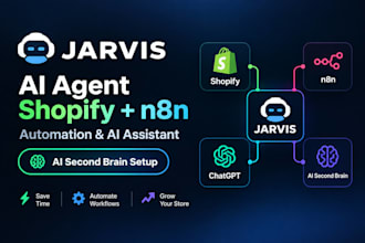 jarvis ai agent shopify n8n automation jarvis ai assistant ai second brain setup