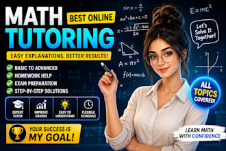 be your expert online math and science tutor