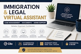 be your immigration and legal virtual assistant for case management
