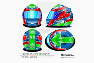 design high quality helmet logo with unlimited revision