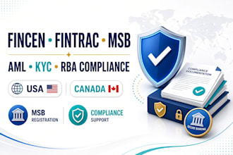 fincen and fintrac msb registration in canada US and aml kyc, rba compliance doc