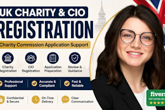 prepare your UK charity cio registration and charity commission application