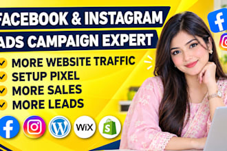 setup and manage facebook ads instagram meta fb ad campaign