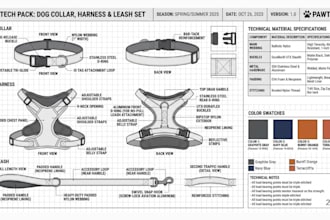 luxury pet tech pack, pet accessories tech pack