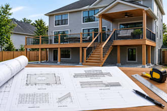 create deck permit drawings, deck plans and deck blueprints