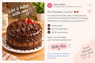 write instagram captions and product descriptions