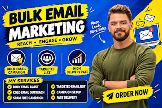 do bulk email marketing cold email outreach email blast campaign bulk emails