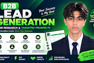 do b2b lead generation and geo targeted prospect research