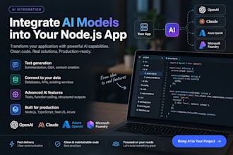 integrate openai claude or azure ai into your nodejs app