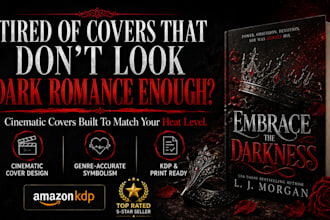 design a dark romance or mafia romance book cover that sells