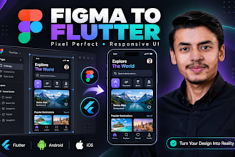 convert figma to flutter with pixel perfect responsive UI