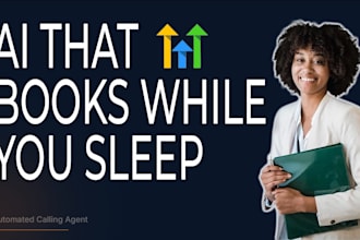 build go high level ai voice agent to qualifies leads books appointments