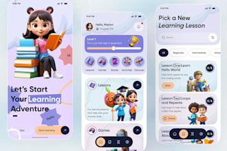 develop kid learning apps, educational apps, language learning apps, school app