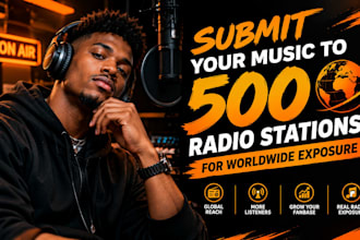 submit your music to 500 radio stations for worldwide exposure