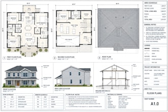 prepare and revise building floorplans for permit drawings for tx wa ca oh ge