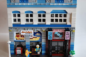 design lego house, building, architecture, car, moc and custom lego model