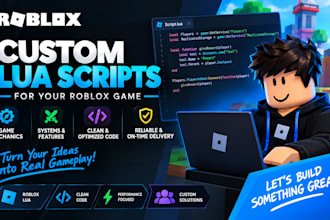 create professional roblox lua scripts for your game mechanics
