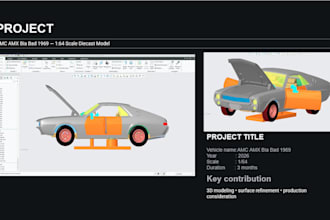 design 1 64 diecast car 3d models