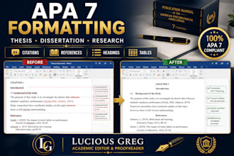 format your thesis or dissertation in apa 7th edition