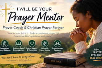 be your christian prayer coach and spiritual prayer partner