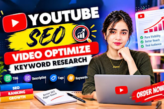 do youtube SEO, keyword research and video optimization