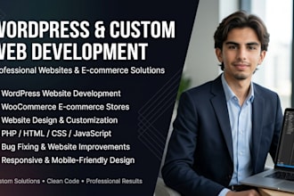 design responsive wordpress woocommerce store