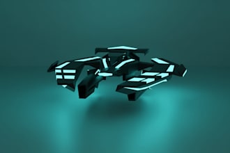 create optimized low poly 3d game assets