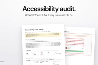 audit your website for wcag and european accessibility act