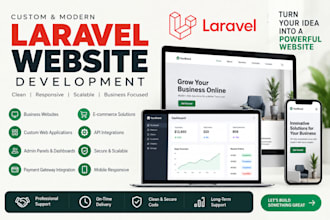 a custom laravel web application or saas platform