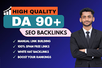 build high authority manual backlinks for SEO link building