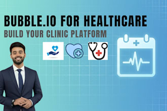 build your medical or healthcare booking platform in bubble io