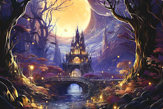 design fantasy book cover or book cover
