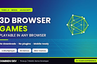 develop a 3d browser game with three js and webgl