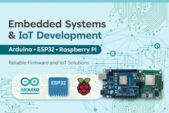 develop arduino and esp32 iot devices with cloud integration