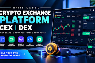 build a white label cex dex crypto exchange platform