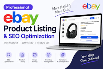 do ebay product listing, optimization and ebay SEO