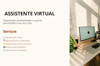provide professional virtual assistant support