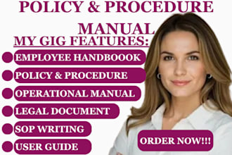 write unique home care policy and procedures manual ndis employee handbook