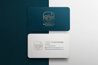 designs minimalist business cards