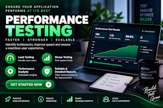 perform performance testing for your web or mobile app
