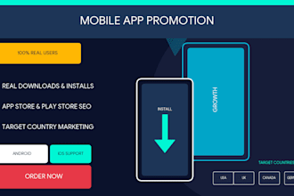 app promotion app download install ios install game android app marketing