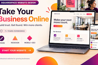 squarespace design and redesign squarespace website design