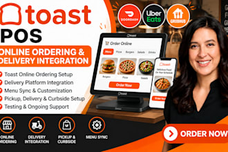 integrate toast pos online ordering and delivery